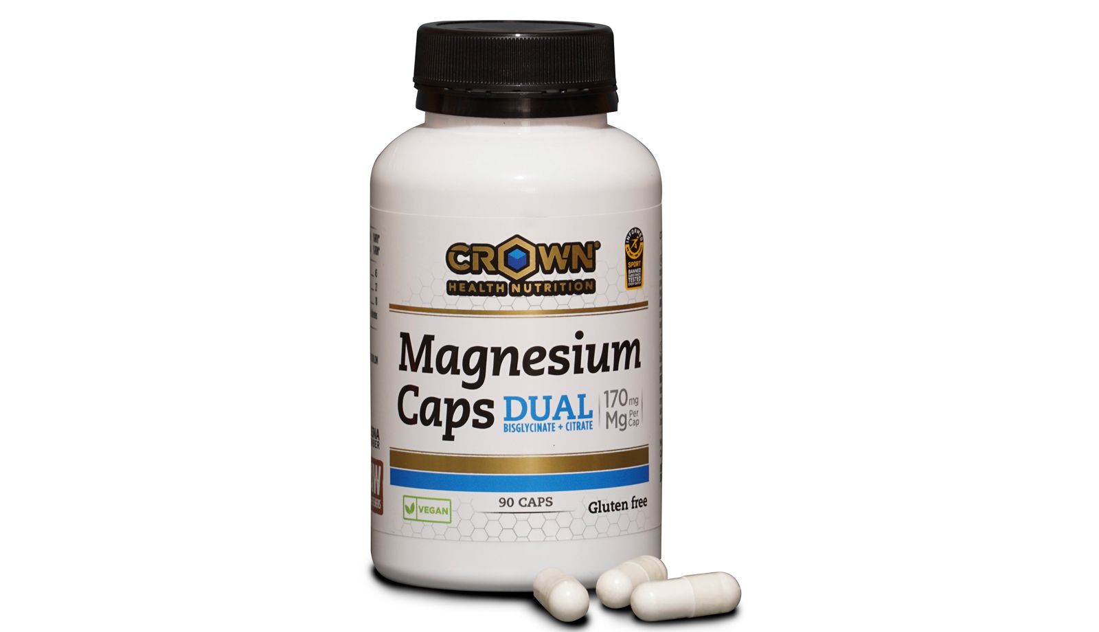 Crown Sport Nutrition Magnesium Caps Dual