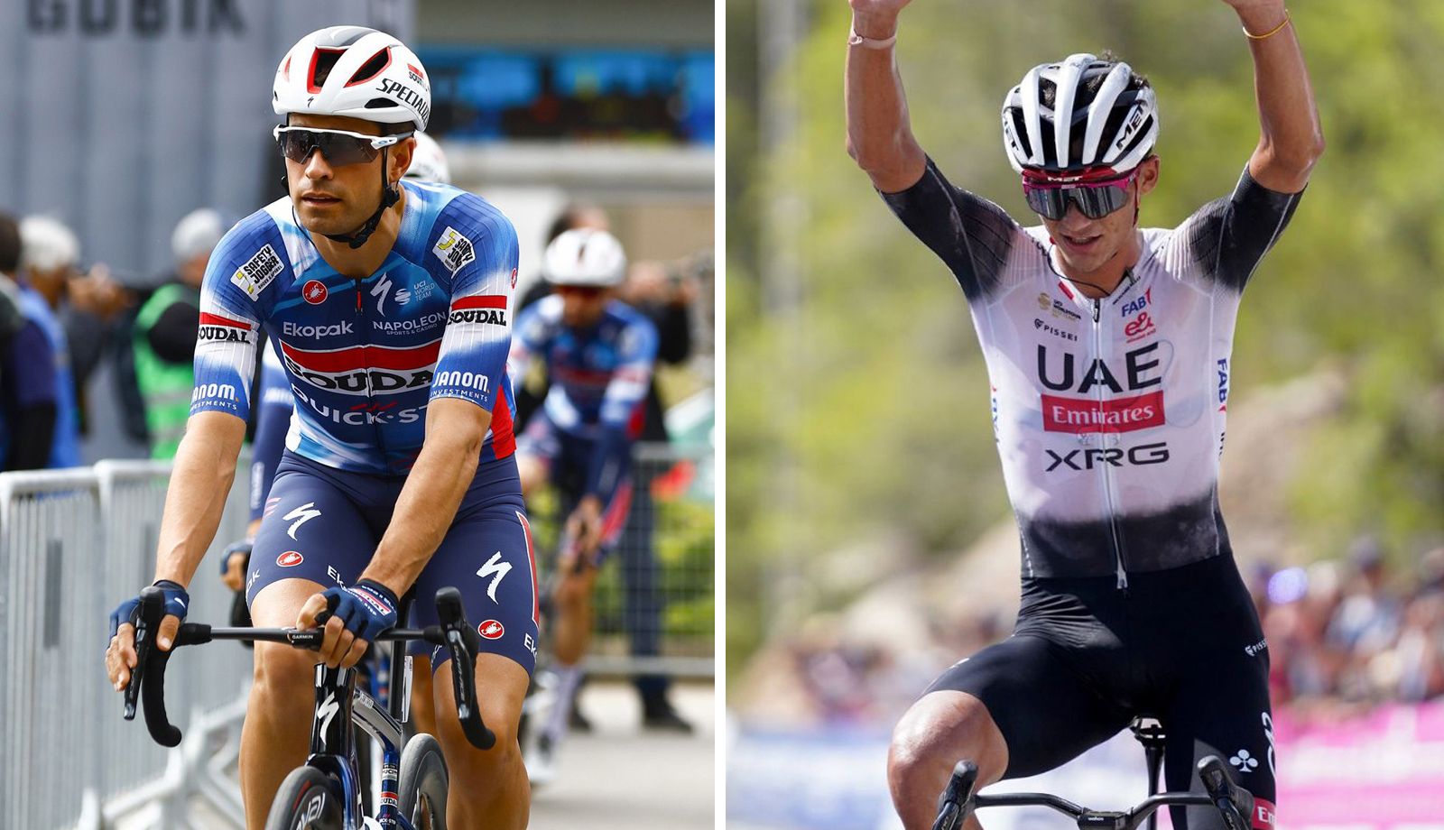 Mikel Landa e Isaac del Toro