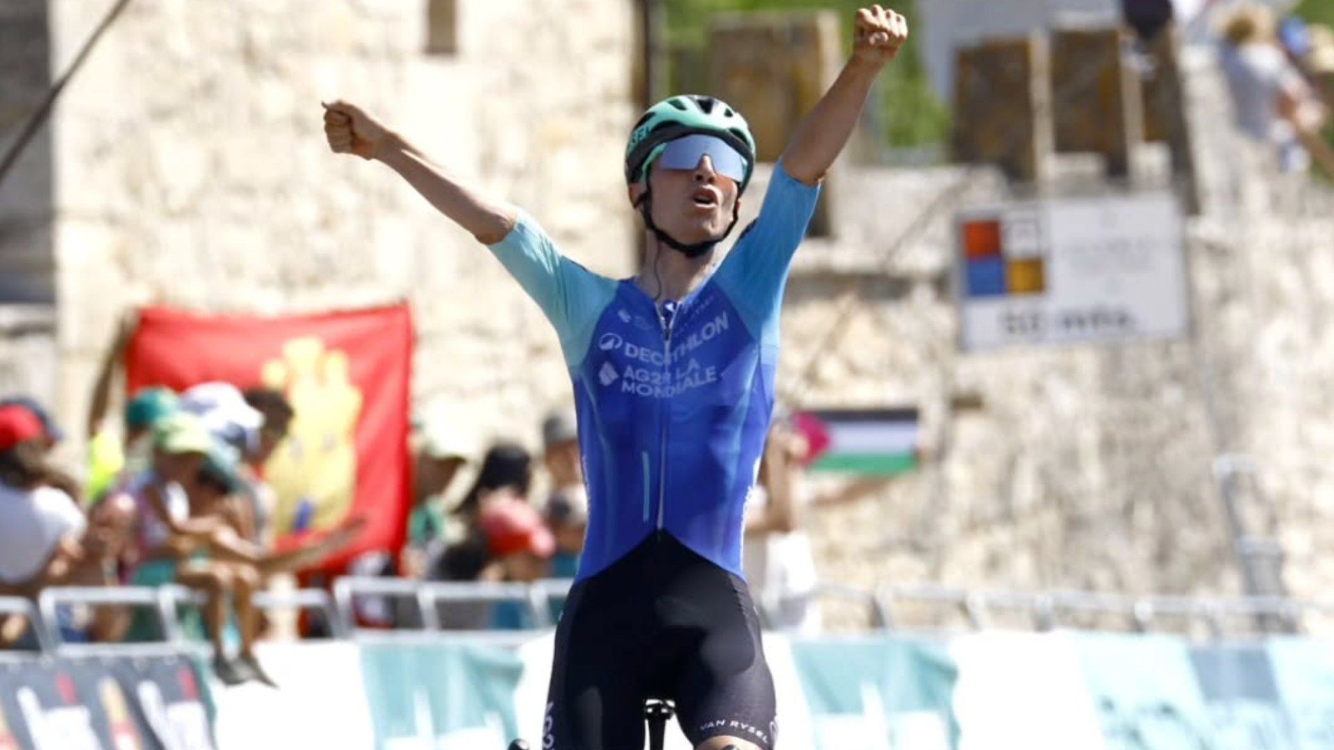 Vuelta a Burgos  el francés de 20 años Bisiaux se pone líder tras ganar la etapa de Valpuesta