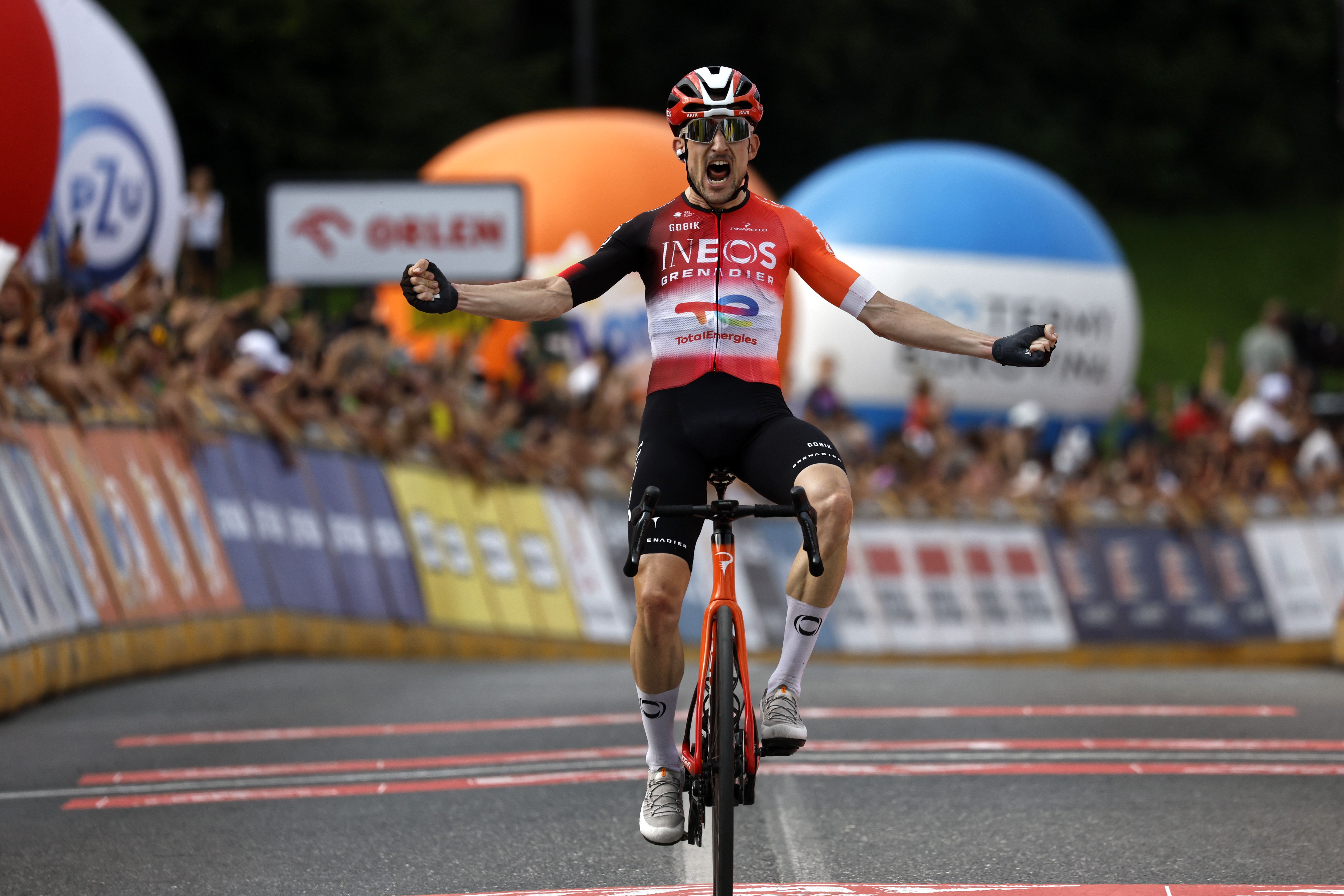 Victor Langellotti completa una jornada de ensueño: victoria de etapa y líder del Tour de Polonia
