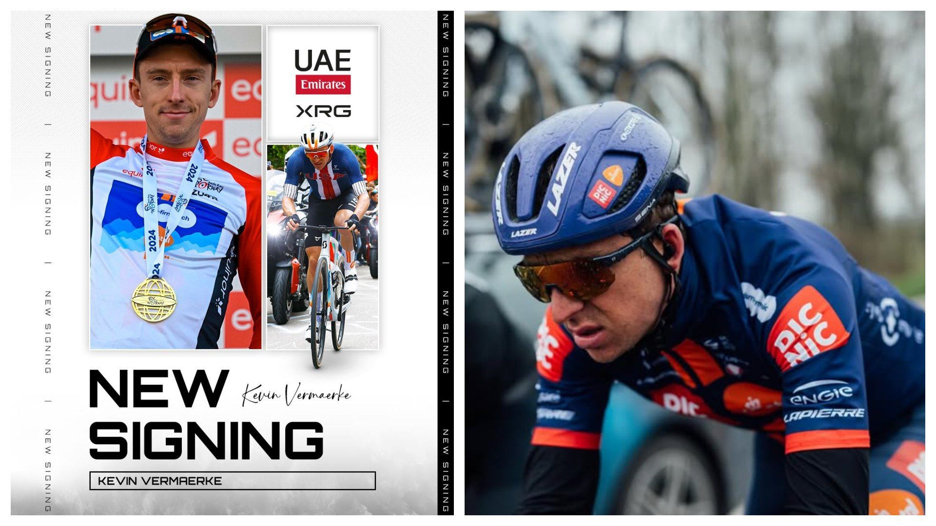 Kevin Vermaerke ficha por el UAE Team Emirates XRG