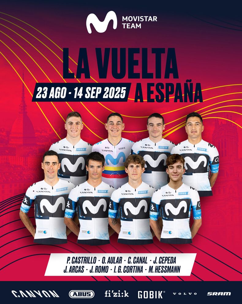 Cartel Movistar Vuelta