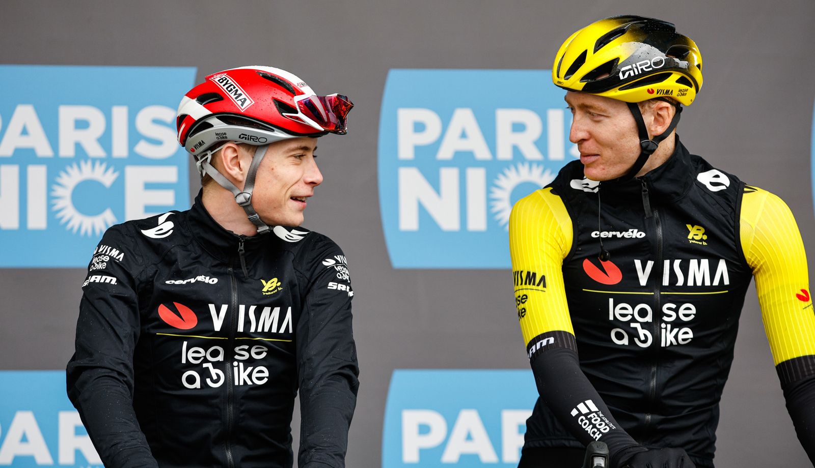 Jonas Vingegaard y Matteo Jorgenson, principales bazas del Visma para La Vuelta, en una imagen de la pasada París Niza