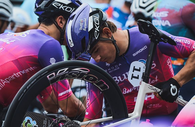 Daniel Cavia será el sprinter del equipo morado.