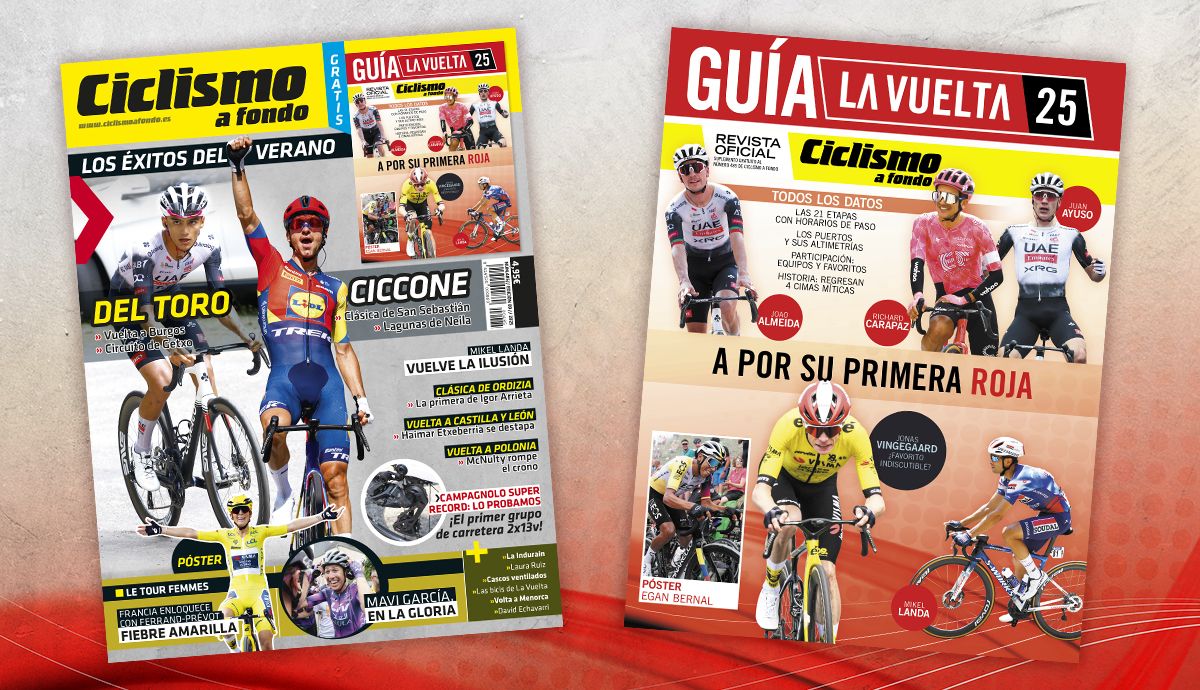 Ciclismo a Fondo 485, con la Guía de La Vuelta, ya a la venta
