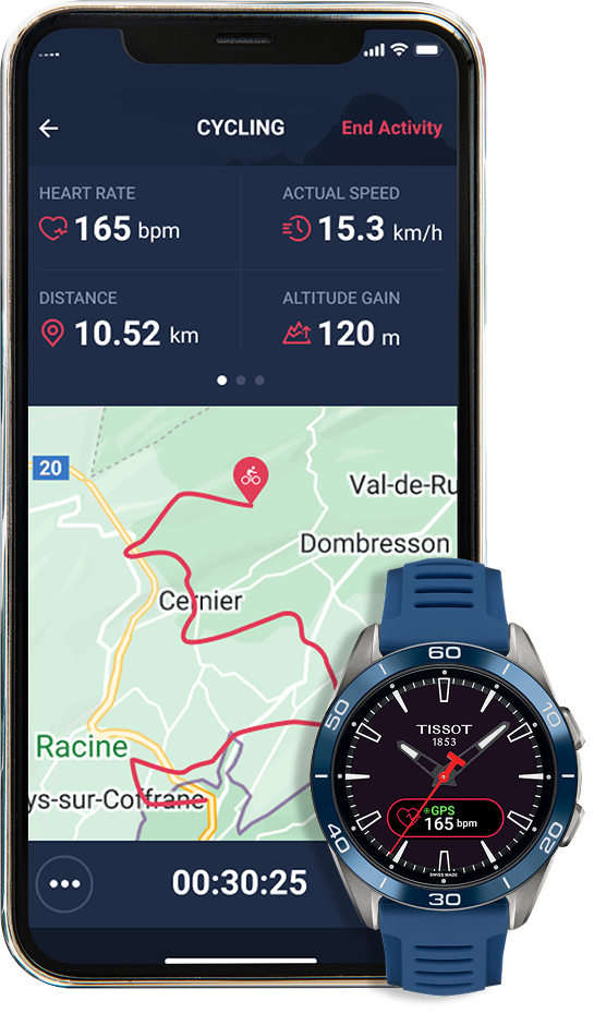 TISSOT   T Touch Connect Sport Live Cycling Activity