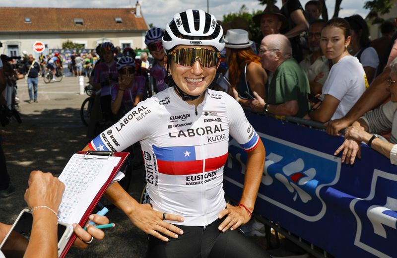 Catalina Soto en una imagen del pasado Tour de Francia Catalina Soto en una imagen del pasado Tour de Francia