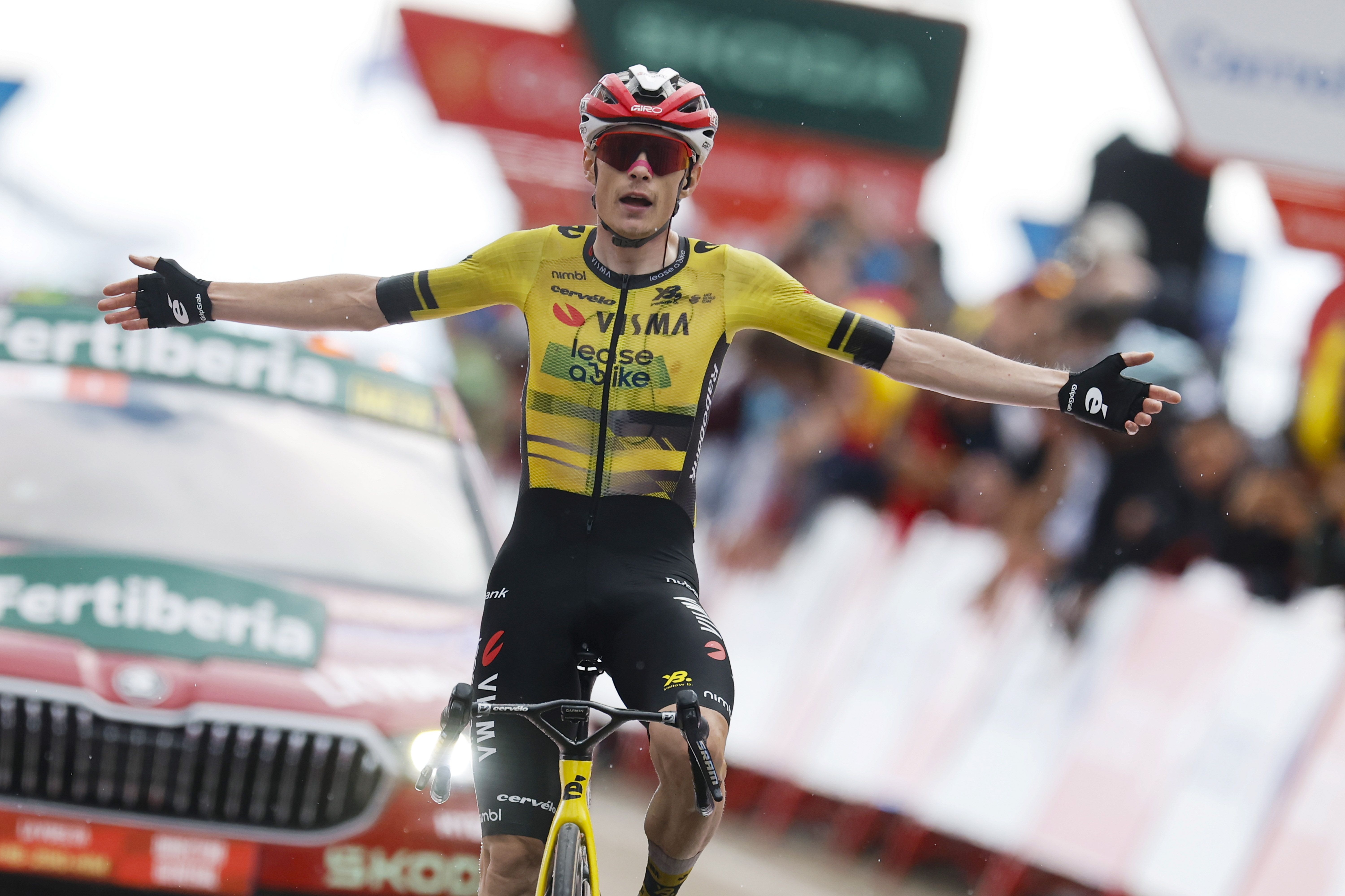 Victoria y hachazo a la general de Jonas Vingegaard en la ascensión a Valdezcaray