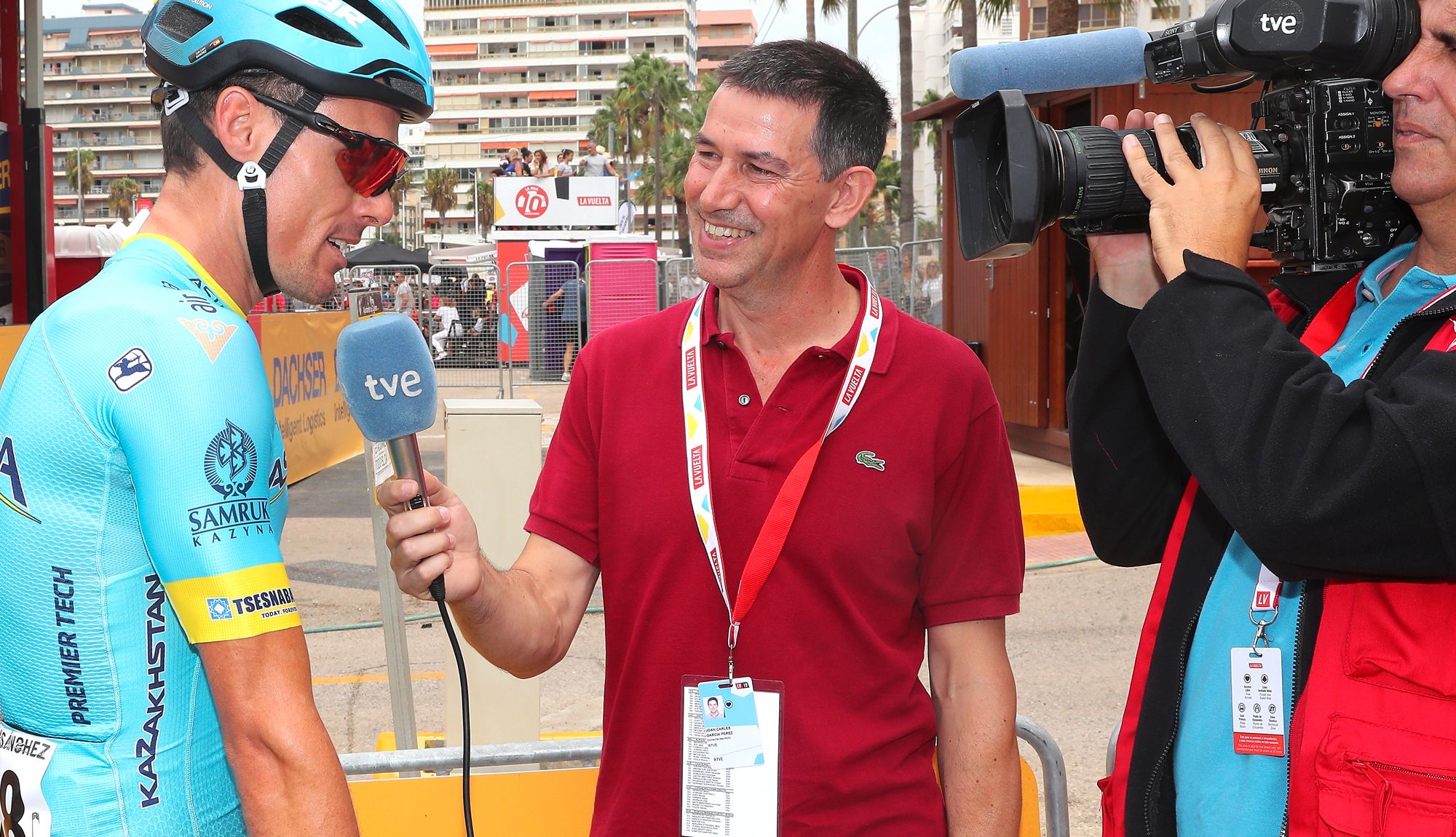Juan Carlos García en una imagen de archivo de La Vuelta 2019. Foto: Luis Ángel Gómez (Sprint Cycling Agency)