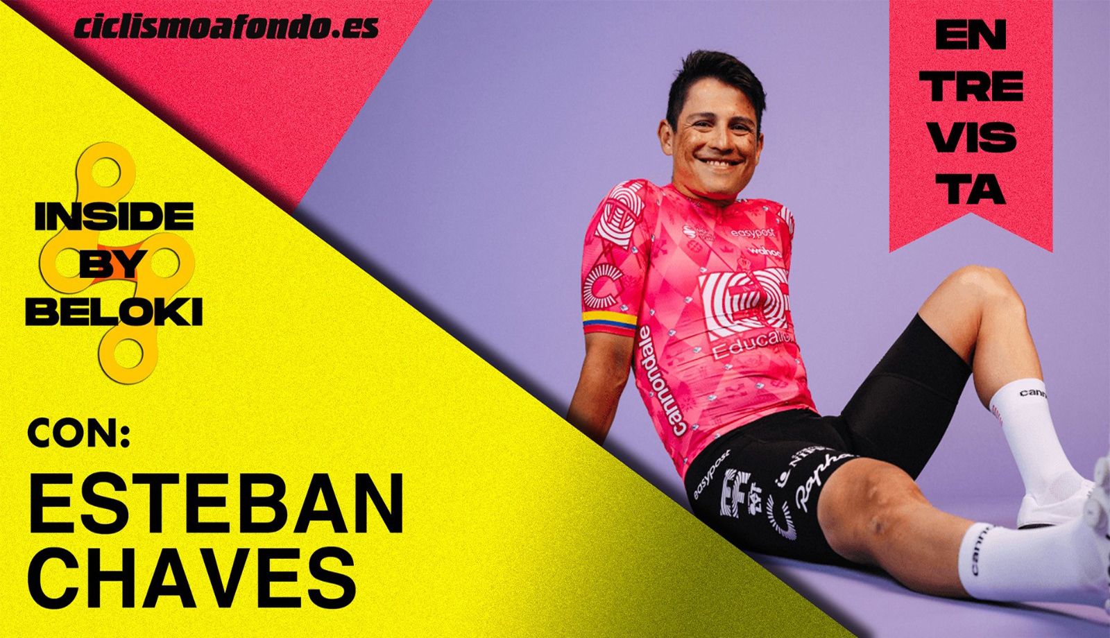 Esteban Chaves, protagonista en "Inside by Beloki"