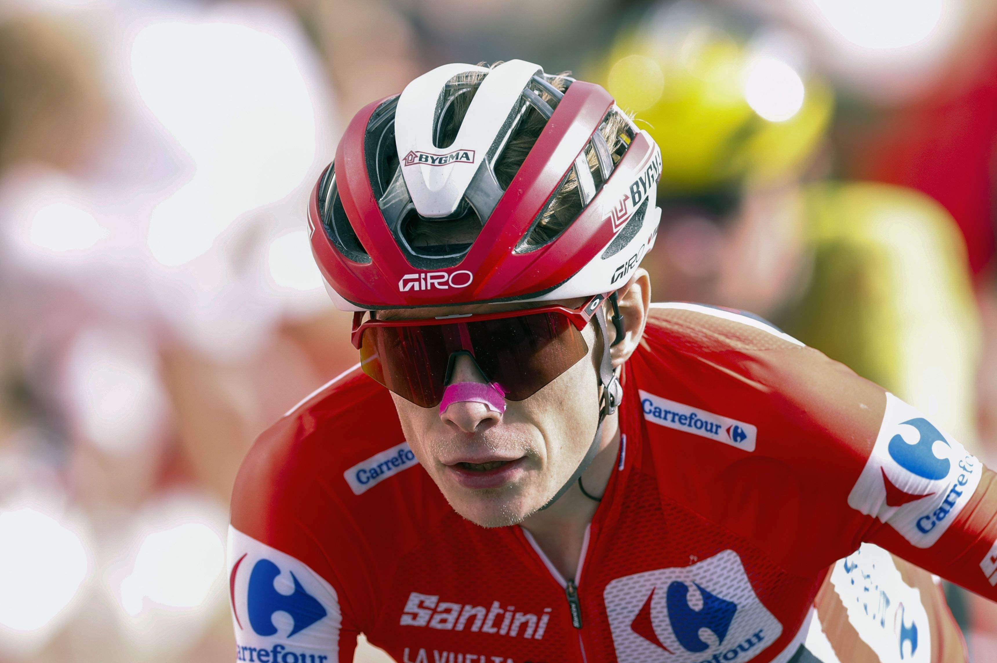 Jonas Vinegaard, líder de la Vuelta a España a falta de la semana final
