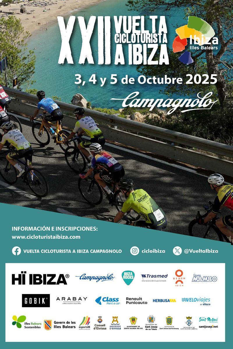 Nuevo cartel vuelta cicloturista ibiza
