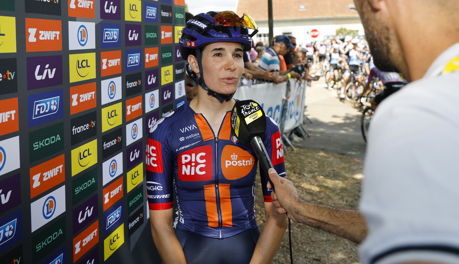 Francesca Barale durante el pasado Tour de Francia