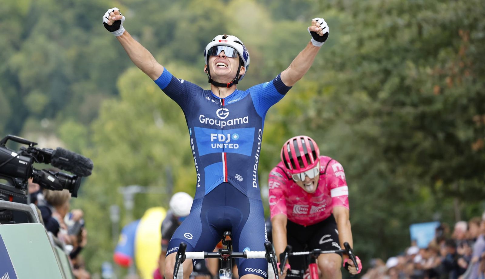 Romain Grégoire, primer líder del Tour de Luxemburgo