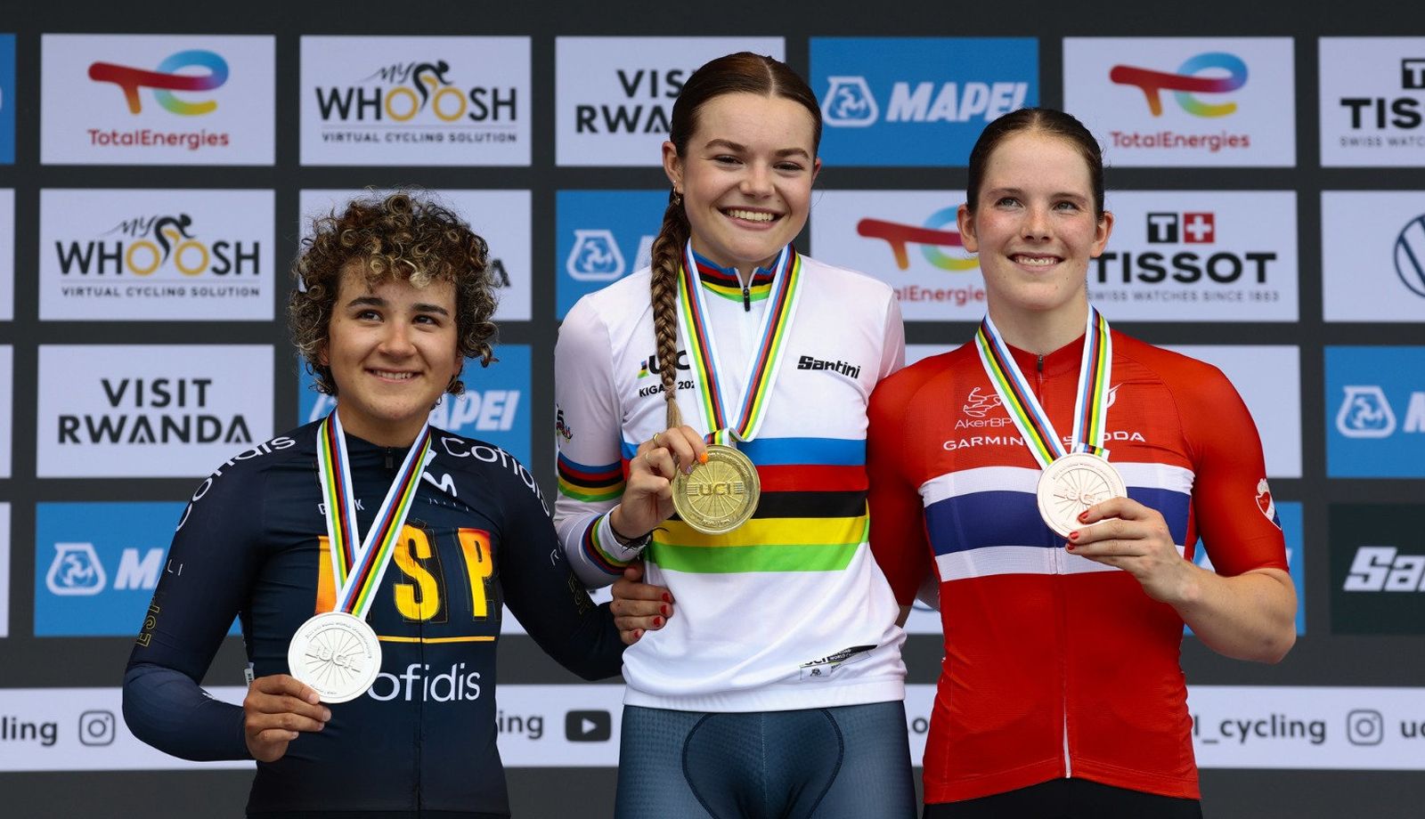 Paula Ostiz, medalla de plata en el Mundial contrarreloj junior