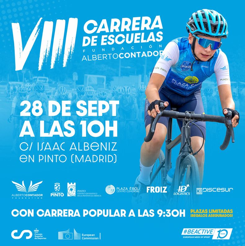 Cartel Carrera de Escuelas Fundación Alberto Contador ok Cartel Carrera de Escuelas Fundación Alberto Contador ok