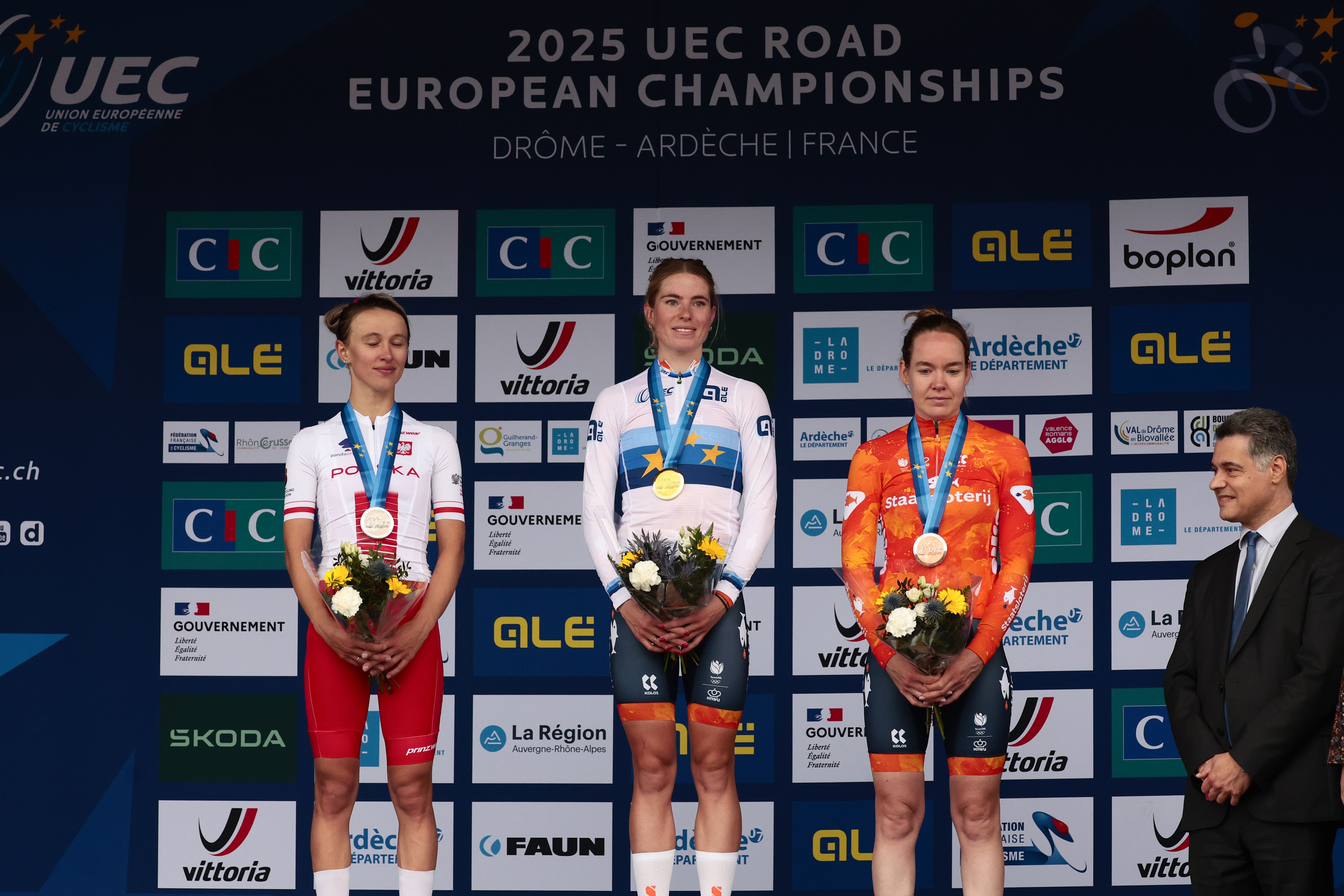 Demi Vollering conquista Europa por primera vez en su carrera