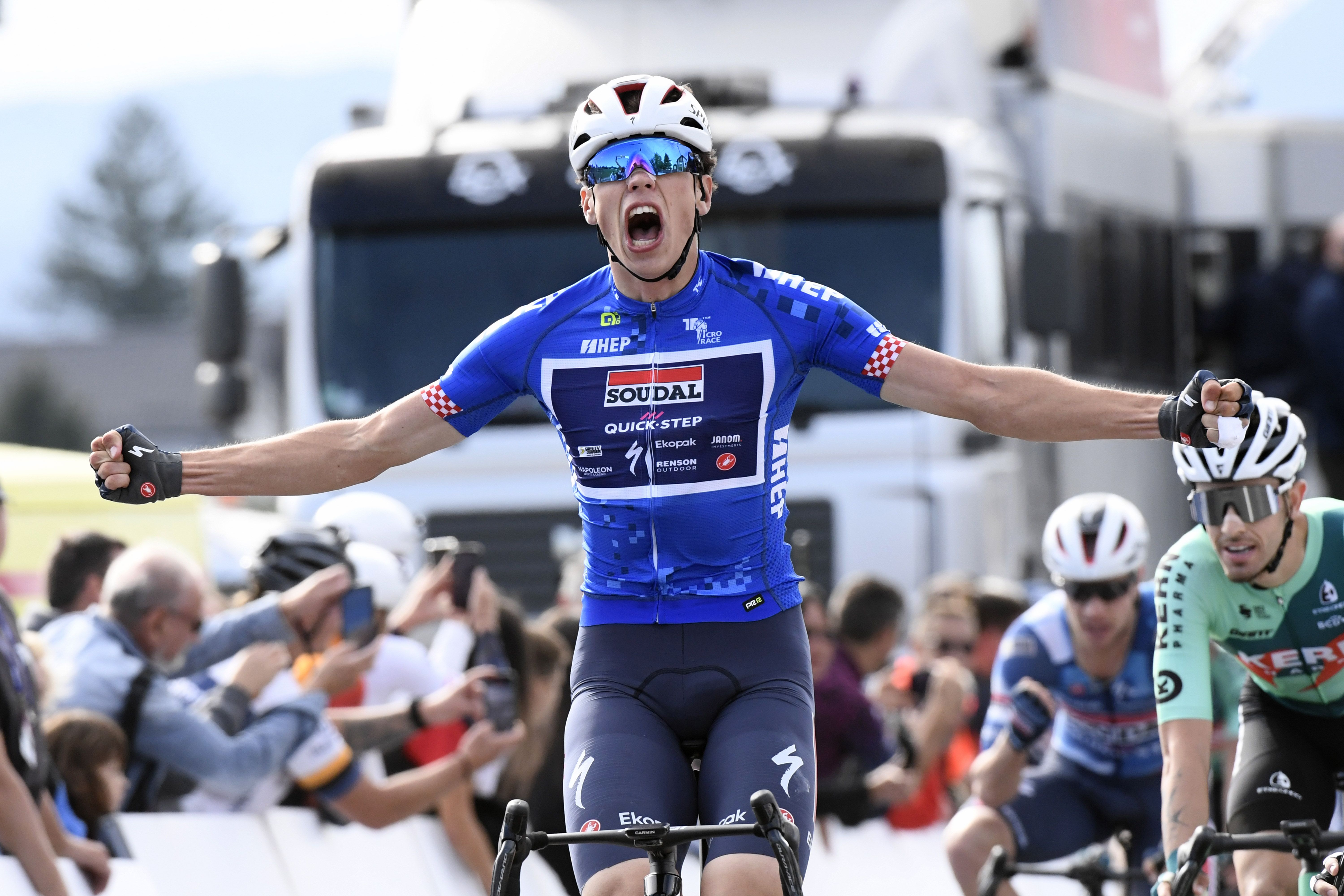 Paul Magnier grita victoria en Sveta Nedelja; Brandon McNulty permanece líder de la CRO Race