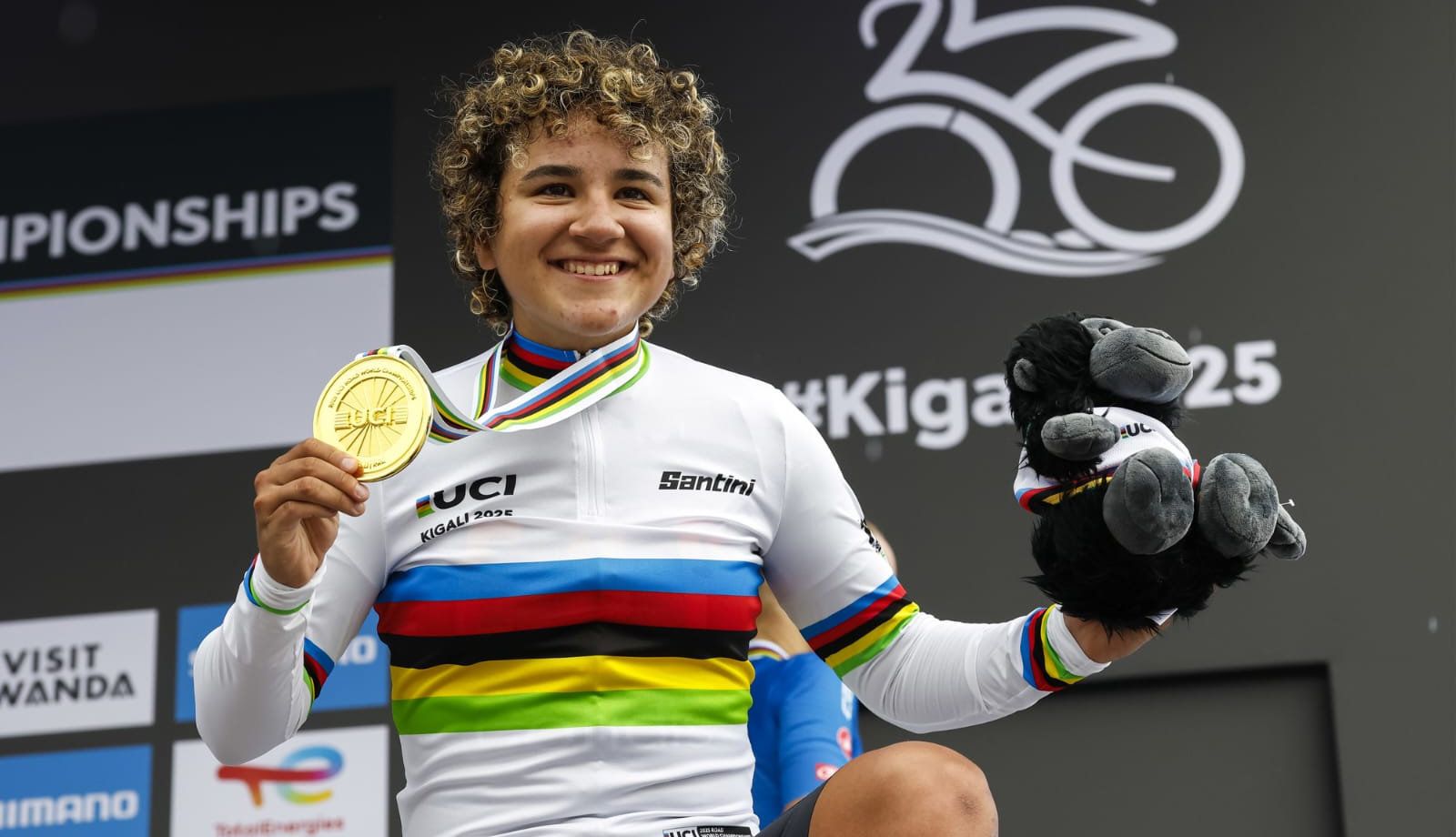 Paula Ostiz se proclamó campeona del Mundo junior en ruta en Ruanda