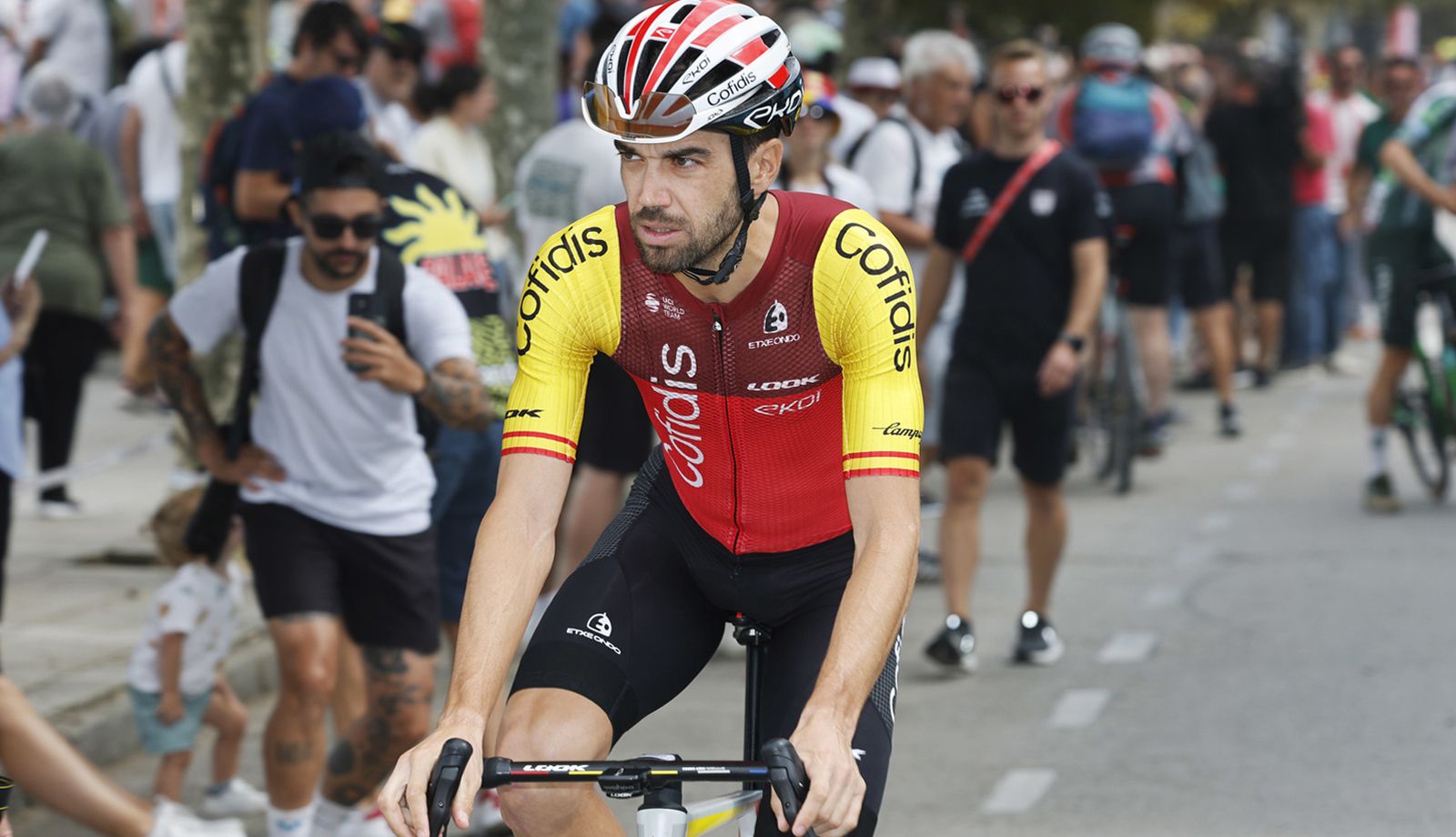 Jesús Herrada en una imagen de la pasada Vuelta a España. Foto: Rafa Gómez (Sprint Cycling Agency)