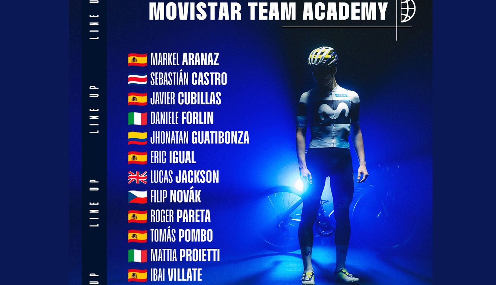 Plantilla del Movistar Team Academy para 2026