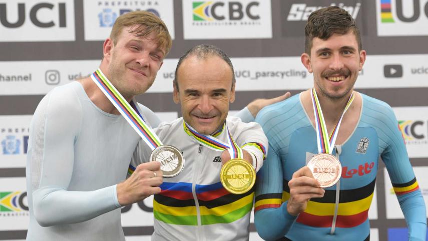 Ricardo Ten conquista su segundo maillot arcoíris en el Mundial de Pista Paralímpico 