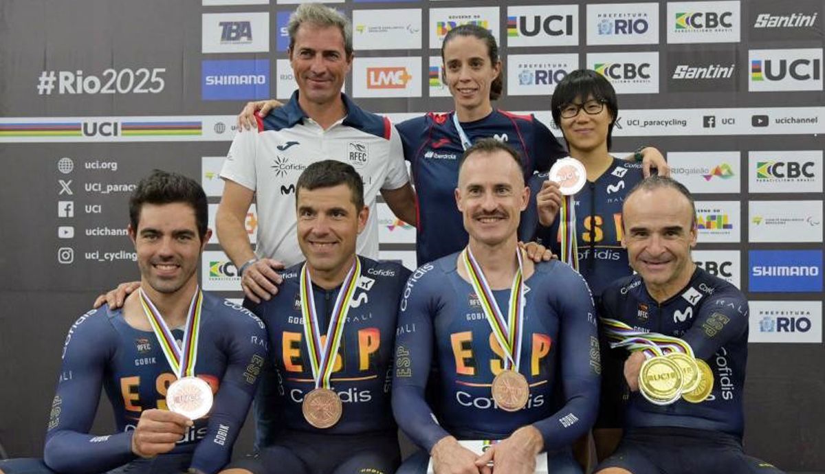 La Selección Española concluye con 9 medallas el Mundial de Pista Paralímpico de Río de Janeiro
