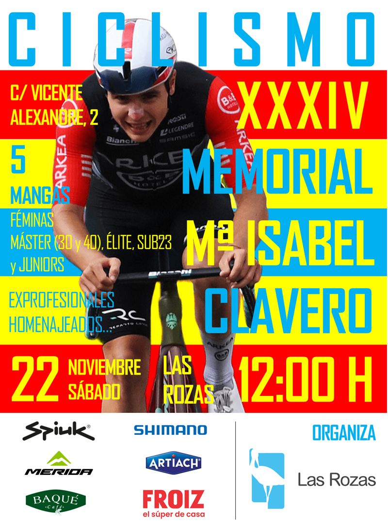 Cartel Memorial María Isabel Clavero Cartel Memorial María Isabel Clavero
