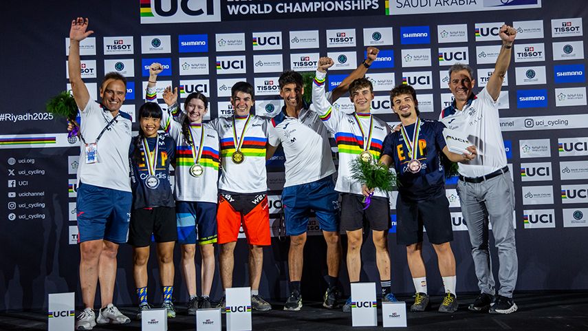 Andrea Pérez, Ferrán Gonzalo y Travis Asenjo se proclaman campeones del mundo de trial júnior