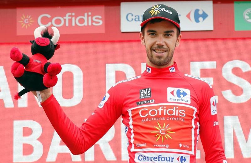 Jesús Herrada lideró la clasificación general de La Vuelta en 2018