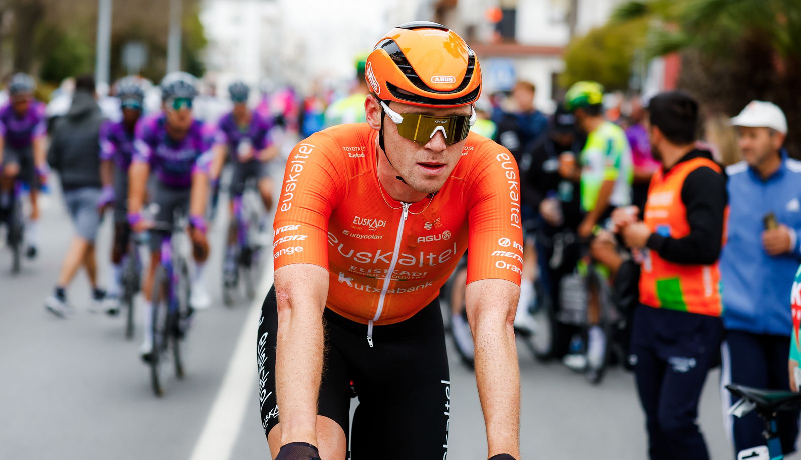 David Dekker en una imagen de la pasada Vuelta a Andalucía. Foto: Rafa Gómez (Sprint Cycling Agency)