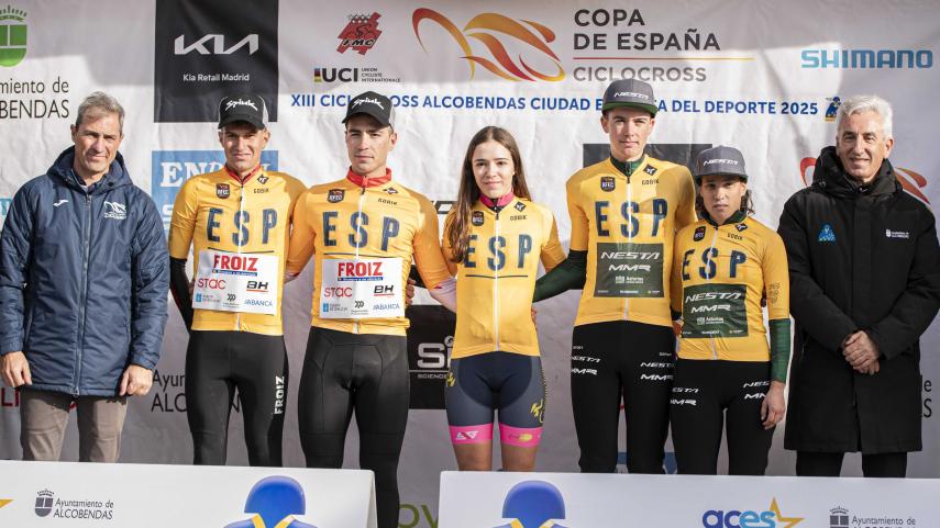 Gonzalo Inguanzo y Lucía González se alzan con el triunfo en el Ciclocross de Alcobendas