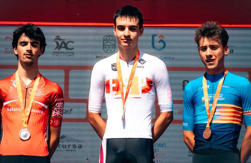 Adrián Fajardo se proclamó en junio campeón de España contrarreloj sub23
