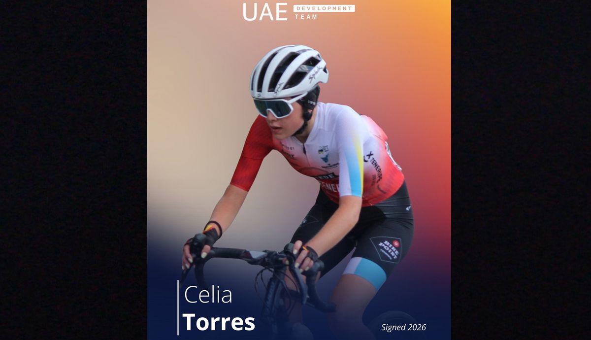 La madrileña Celia Torres correrá en el UAE Development Team