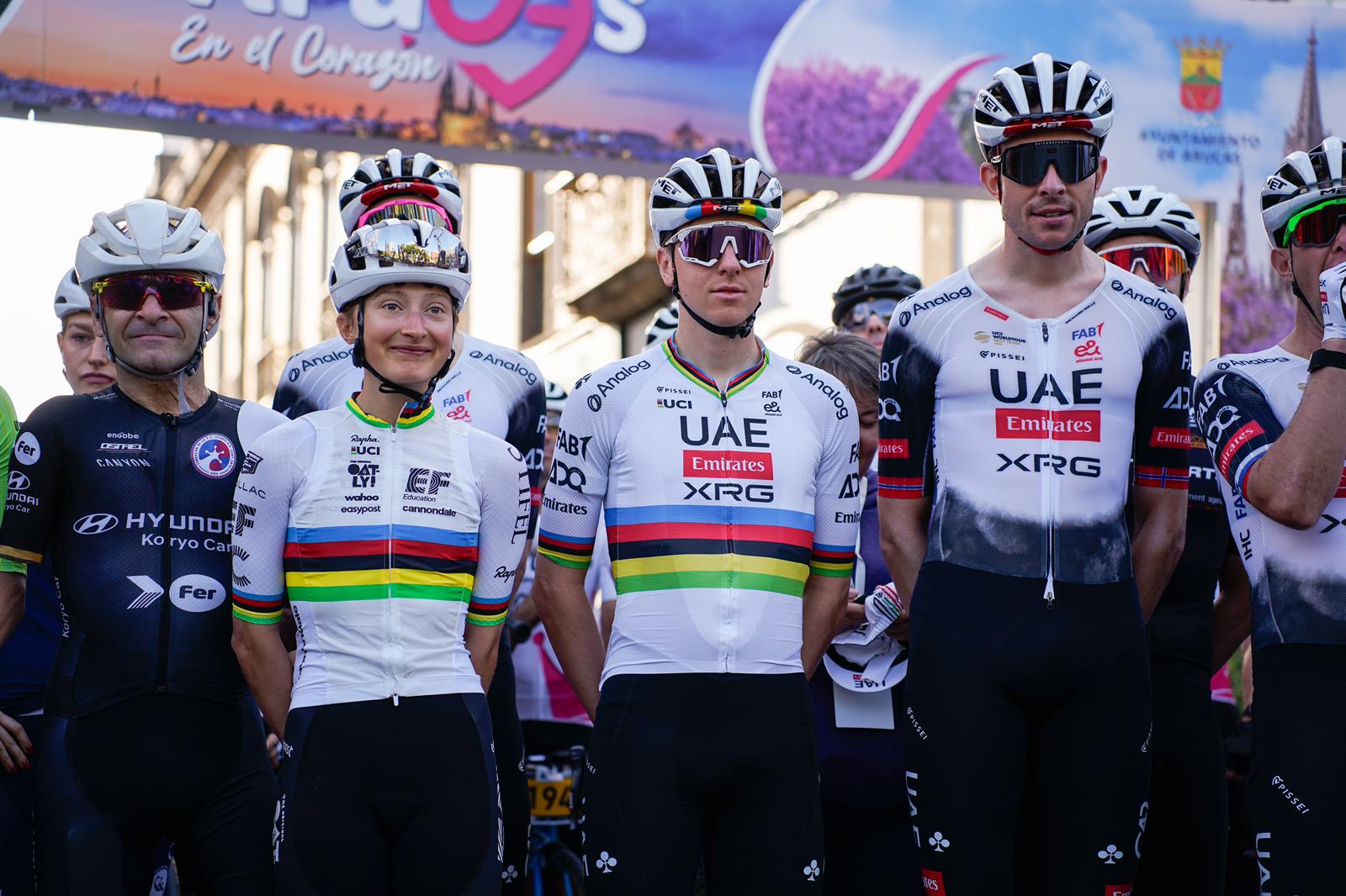 Ricardo Ten Magdeleine Vallieres Tadej Pogačar Ricardo Ten Magdeleine Vallieres Tadej Pogačar