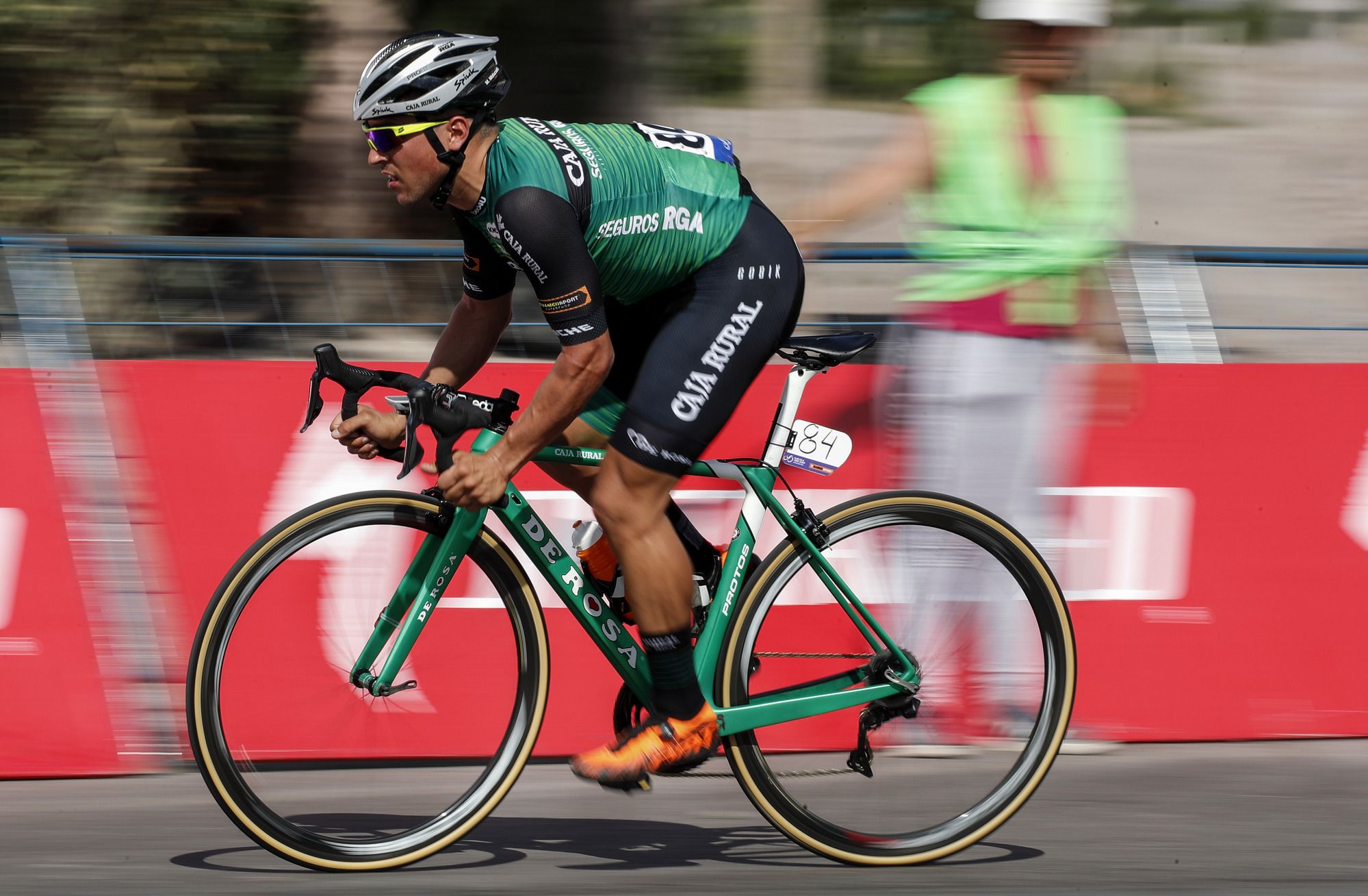 Defendió los colores del Caja Rural Seguros RGA durante dos temporadas.