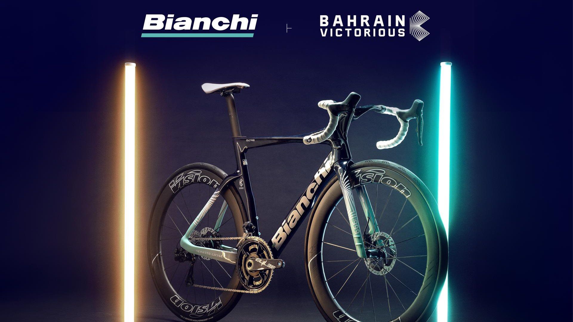 Bianchi, nuevo socio y patrocinador técnico del equipo Bahrain Victorious