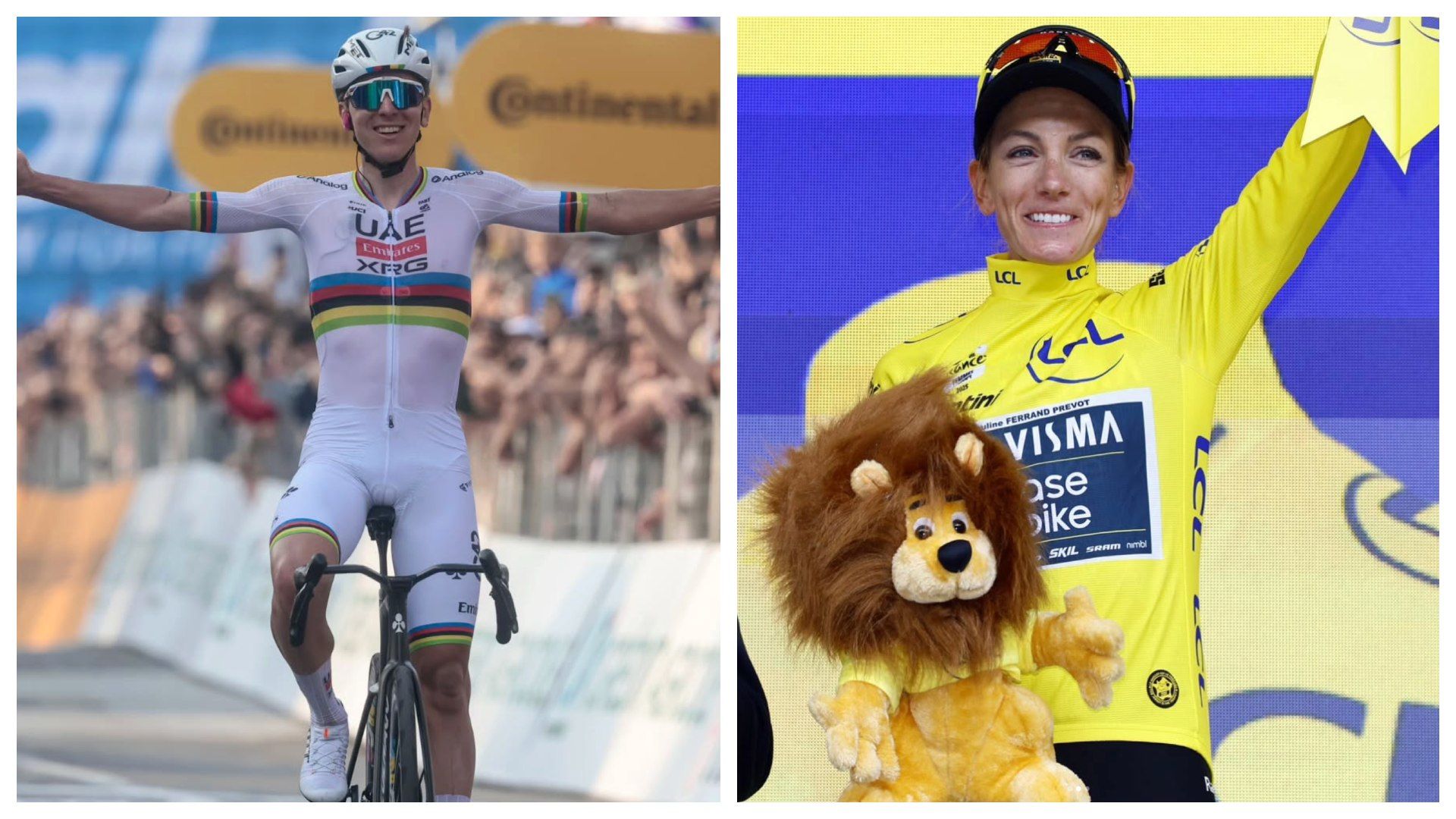 Pogacar y Ferrand Prévot ganan el Vélo d'Or, el Balón de Oro del ciclismo