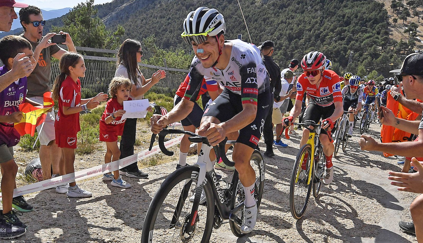 Joao Almeida en una imagen de la pasada Vuelta a España