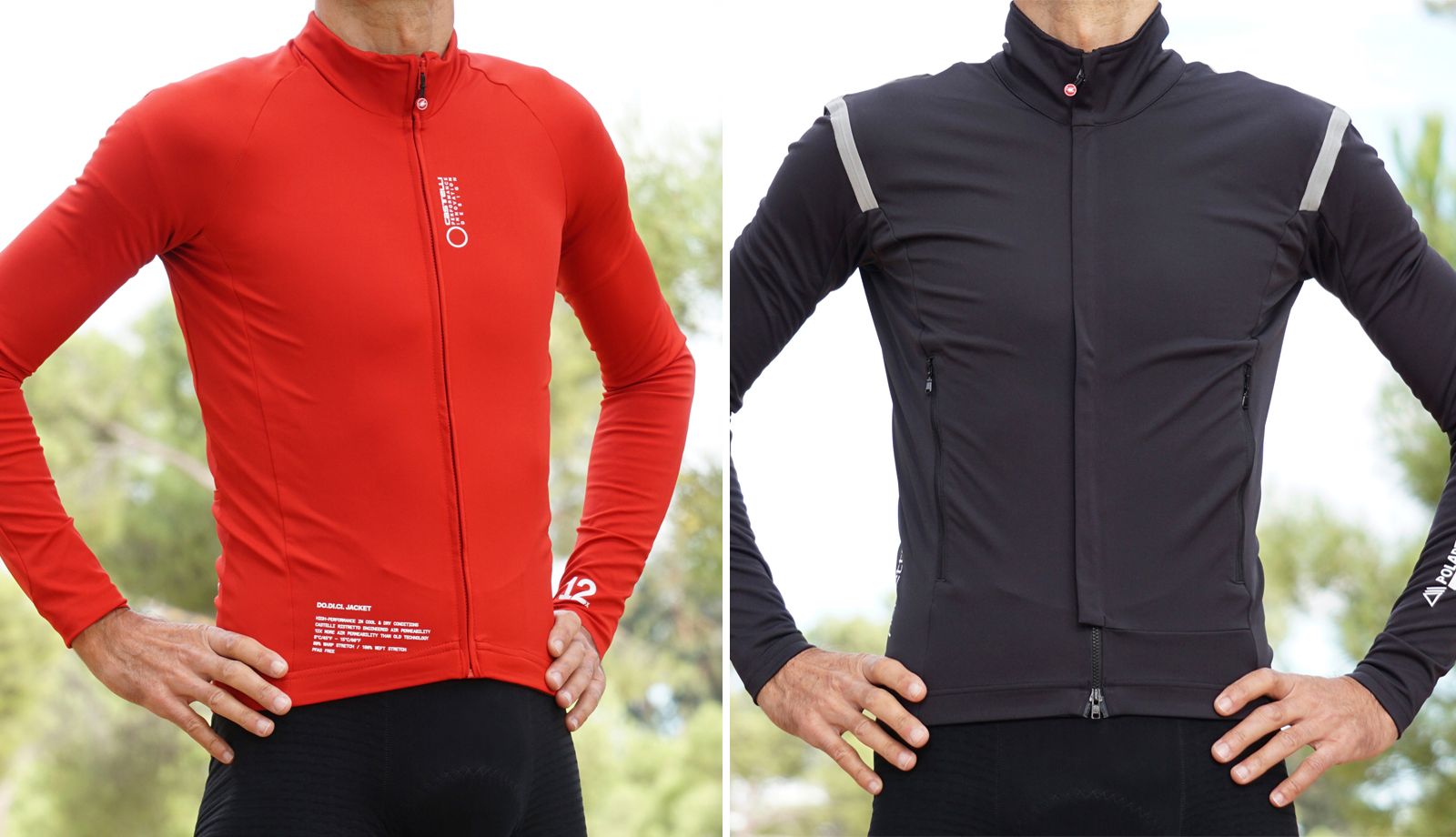 Chaquetas Castelli Do.Di.Ci. (izda) y Perfetto RoS 3 (der)