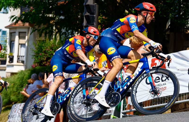 Con el WT de Lidl Trek