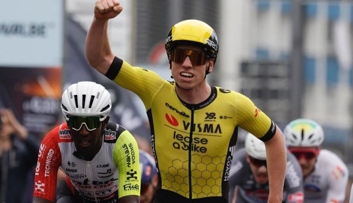 Matthew Brennan festejando una de sus victorias de 2025