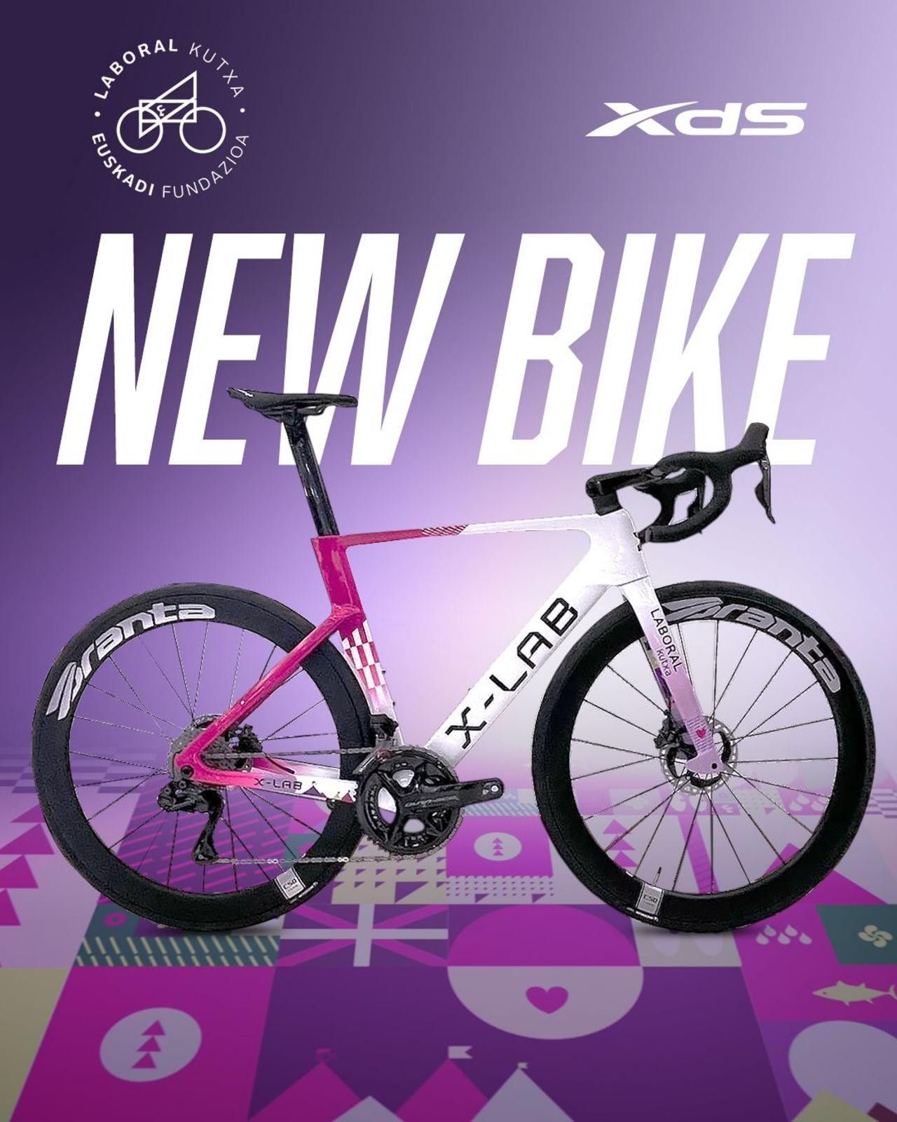 LABORAL Kutxa-Euskadi pedaleará sobre bicicletas XDS en 2026