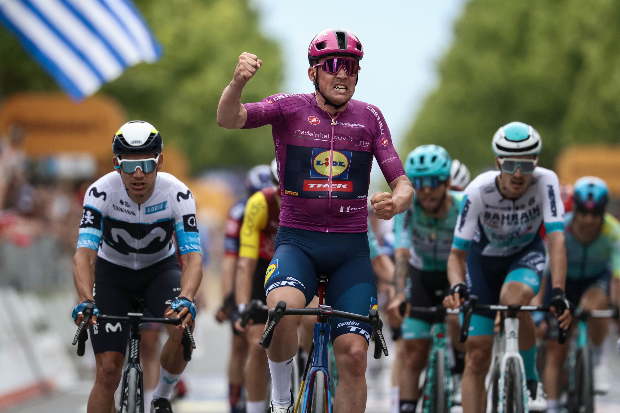  Aular fue tercero en dos etapas del Giro de Italia 25.