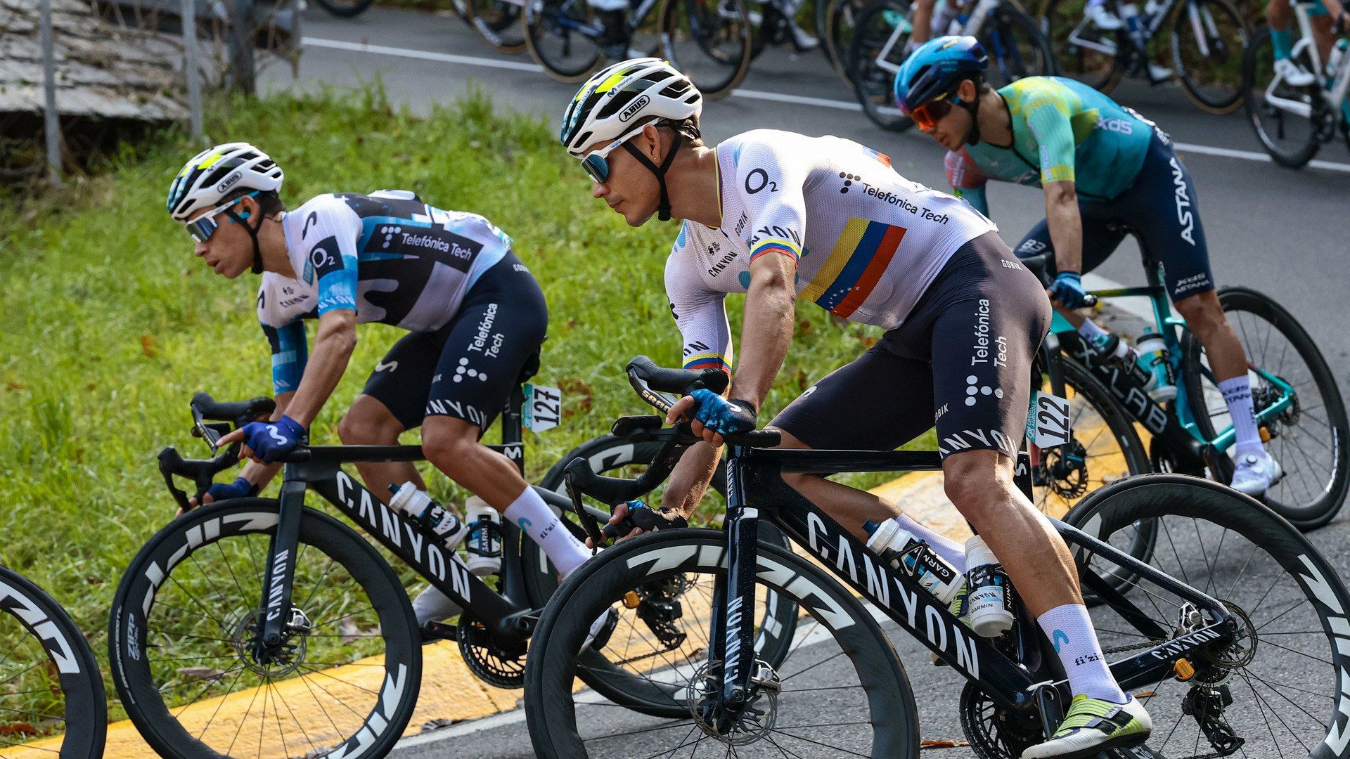 El venezolano durante la última Vuelta a España