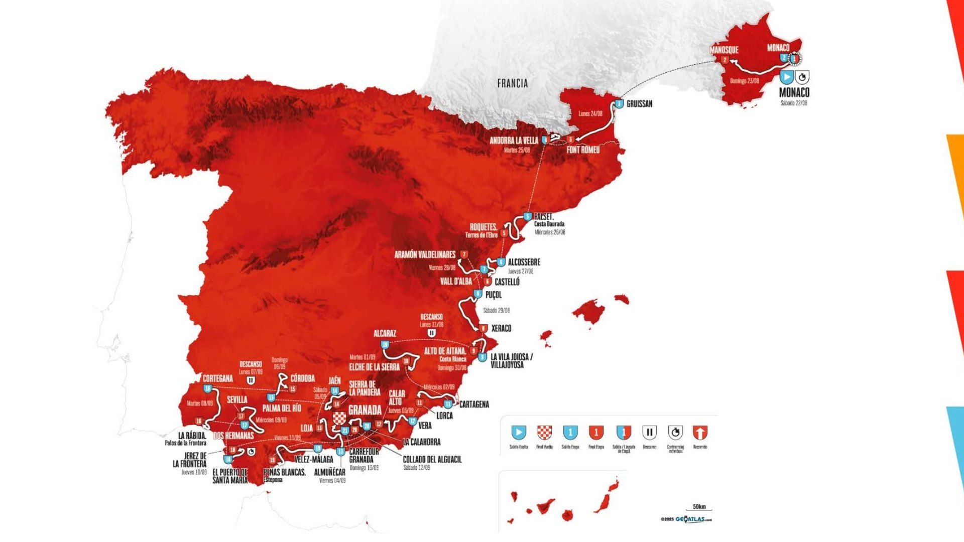 De MoÌnaco a Granada