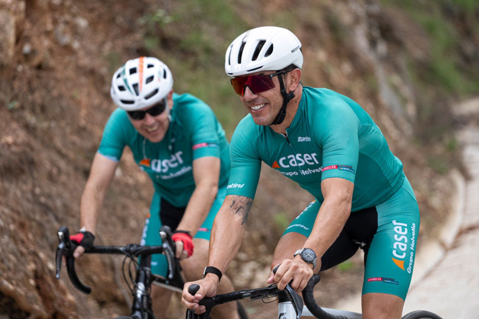 Joaquim 'Purito' Rodríguez, con los colores de Caser Seguros.