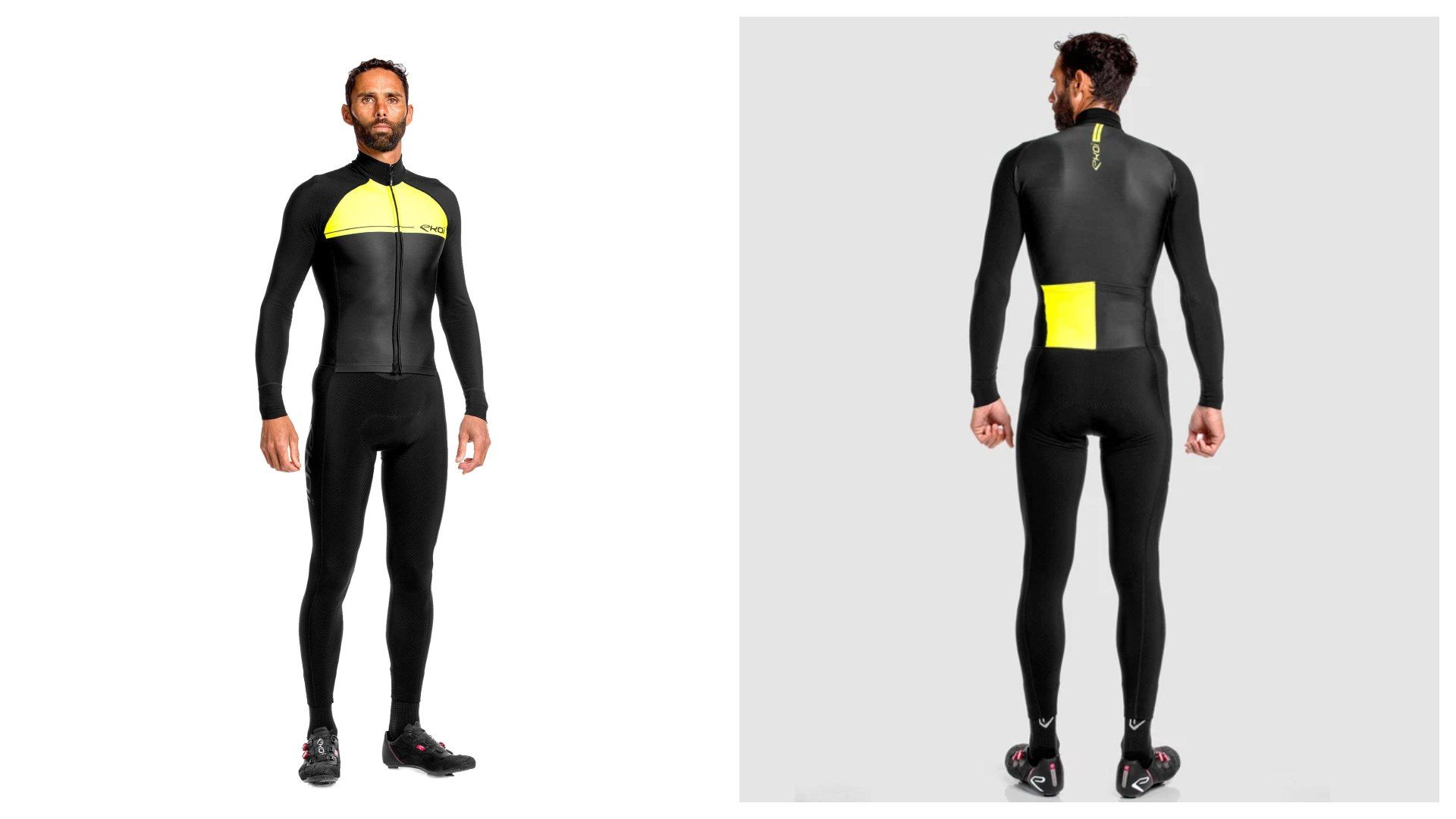 Traje térmico EKOI FAST DRY MEMORY Amarillo fluorescente. Traje térmico EKOI FAST DRY MEMORY Amarillo fluorescente.