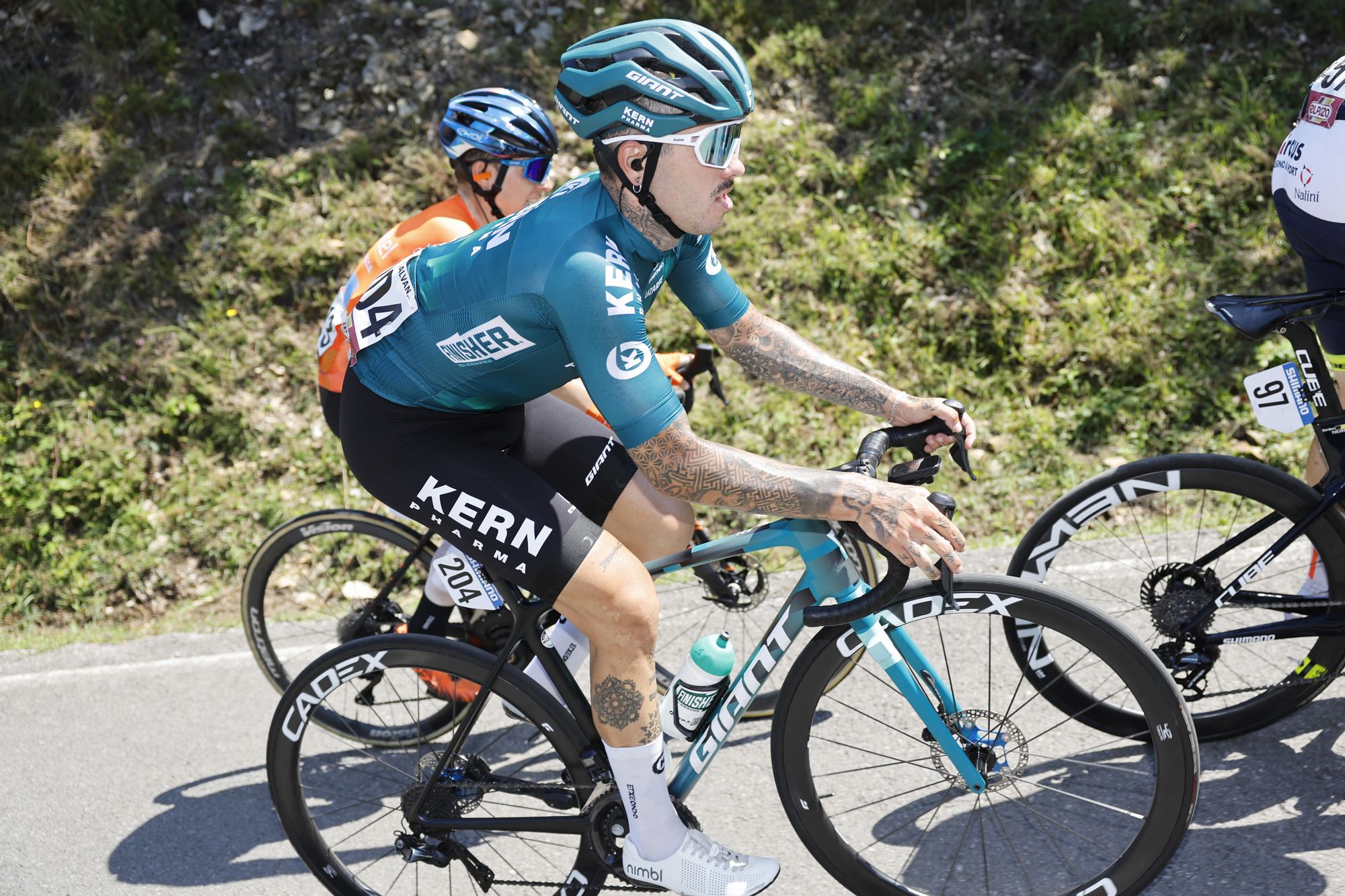 Durante La Vuelta 22, la única carrera de tres semanas que ha disputado hasta la fecha..