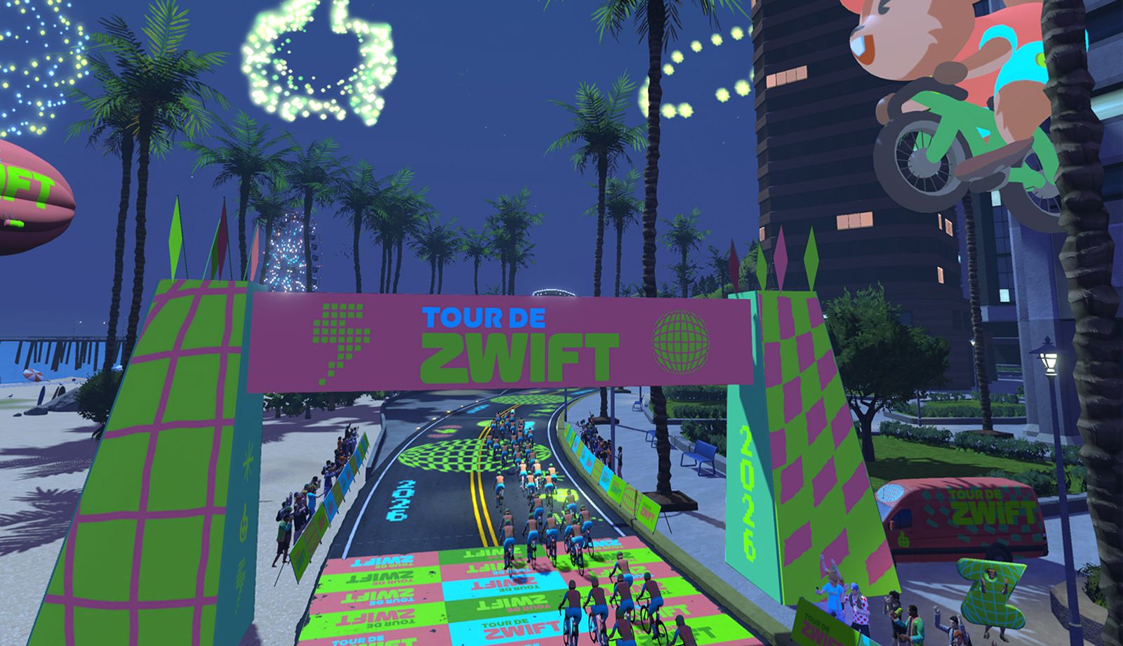 El Tour de Zwift regresa para dar la bienvenida a 2026